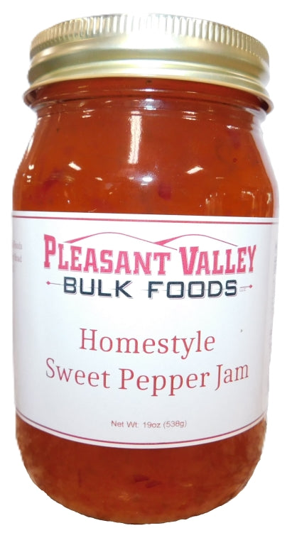 Sweet Pepper Jam 19oz.
