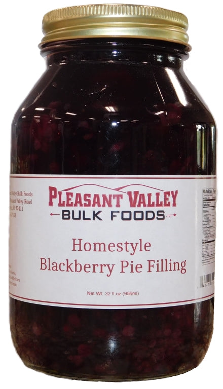 Blackberry Pie Filling Quart