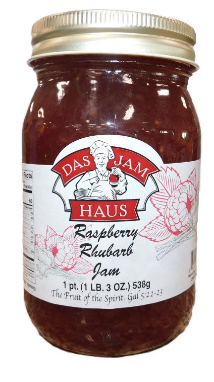 Raspberr Rubarb Jam 19pz.