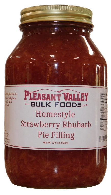 Srtawberry Rhubarb Pie Filling Quart