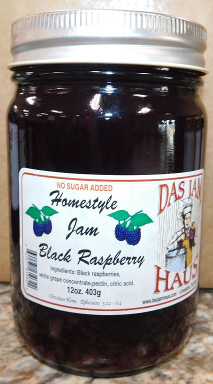 No Sugar Added  Blackberry Jam 12oz.