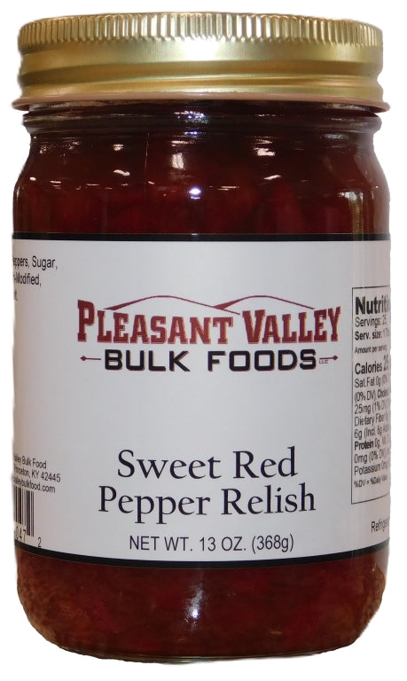 Sweet Red Pepper Relish 13oz.