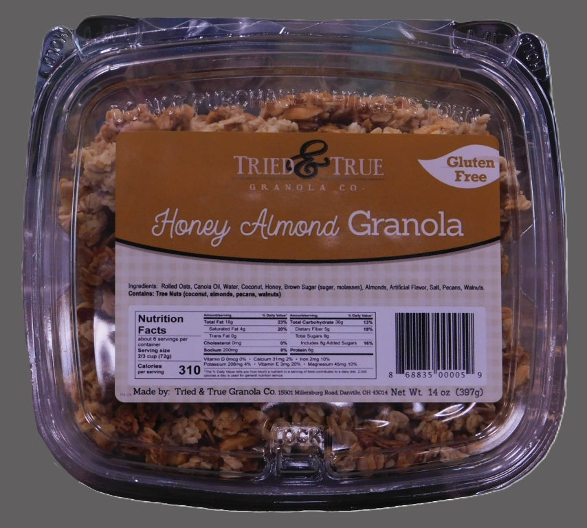 Honey Almond Granola TT 14 oz.