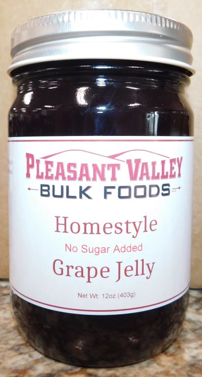 No Sugar Added Grape Jelly 12oz.