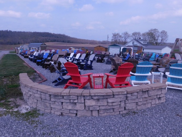 Outdoor poly furniture