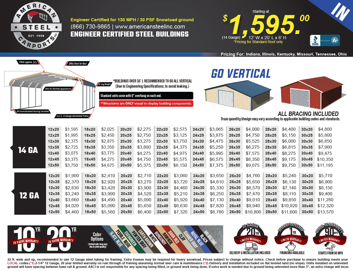American Steel Carports Brochure